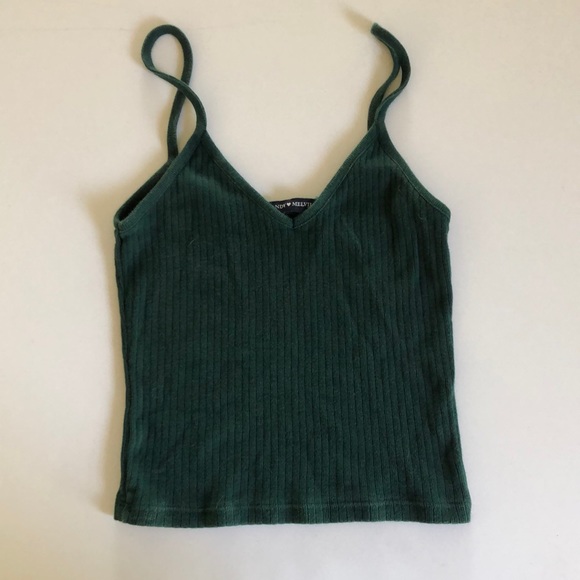 Brandy Melville Tops - Dark green brandy tank